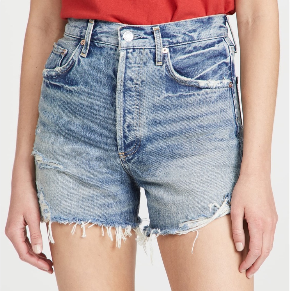 Agolde Dee Shorts in Ricochet